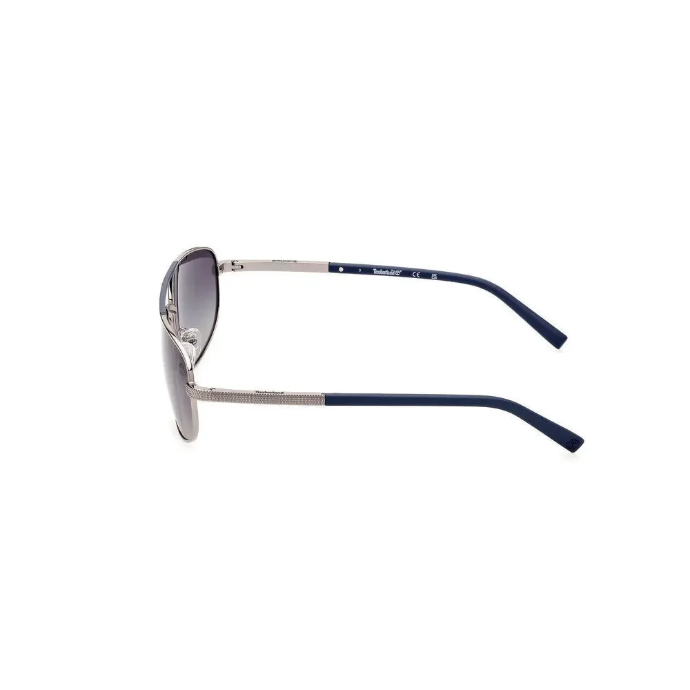 NWT TIMBERLAND TB9285 08D 61 Shiny Gunmetal Sunglasses